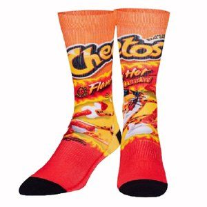 Cheetos Flamin Hot Athletic Crew Socks - NEW Fast Ship